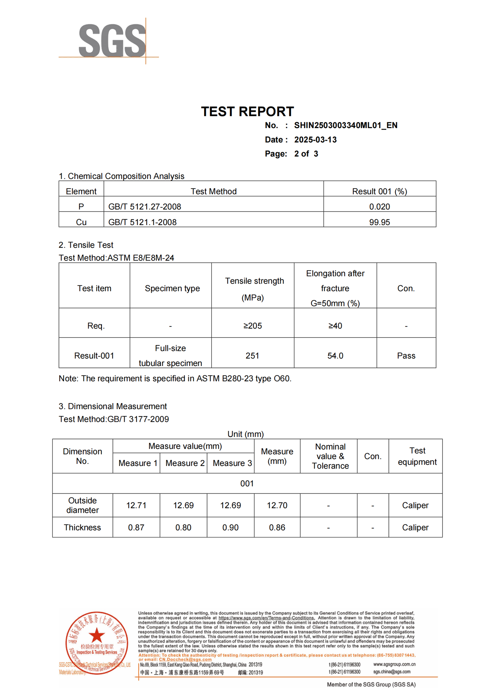 C12200 DHP Copper C12200 DHP Copper
